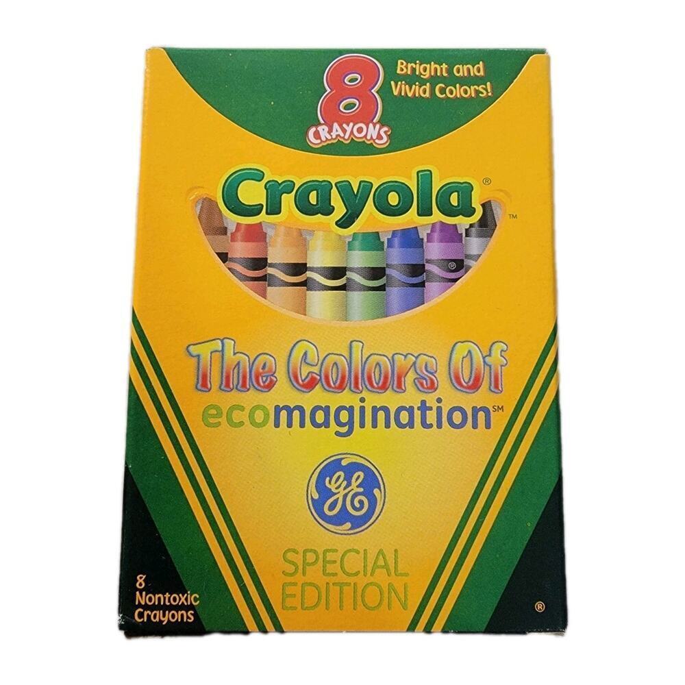 Crayola 2006 Special Edition GE The Colors Of Ecomagination 8 Crayons